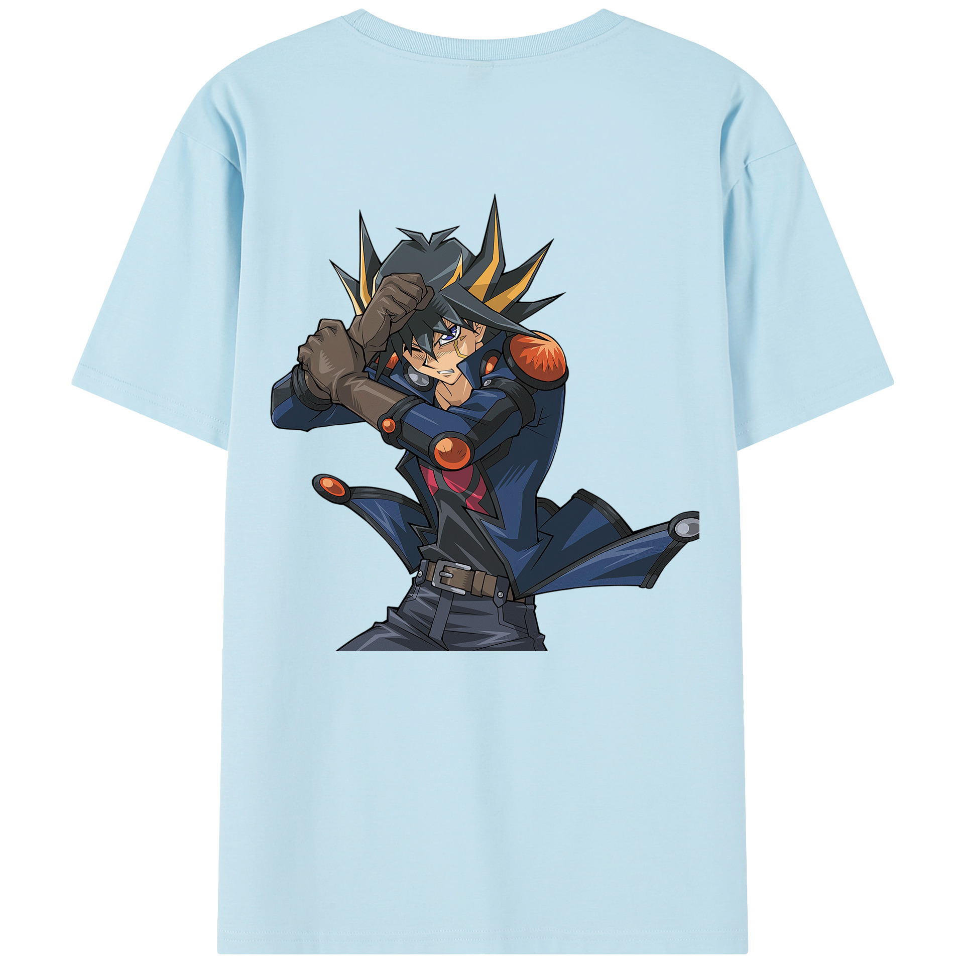 （画像用） 遊☆戯☆王 Yu-Gi-Oh! 綿100％半袖Tシャツ（背面プリント）